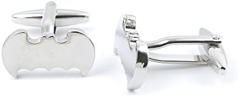 1 Pair Cufflinks Cuff Links VSJY0 Silver Bat Batman Vampire Fashion Jewelry Gift Wedding Party Shirt Mens Button Classic