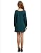 ROMWE Women's Round Neck Long Sleeve Casual Shift Work Wear Dress