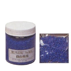 Cover image : 粒状自由樹脂 210g 青