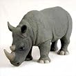 Rhinoceros - Wild Animal - Zoo Animal - Safari - Rhinoceros Figurine