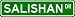SALISHAN Street Sign ~ Custom Street Sign - Aluminum