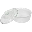 CorningWare French White 1-1/2-Quart Covered Round Dish