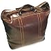 Floto Piana Tote Vecchio Brown Leather Luggage Weekender Bag