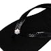 BLACK CRYSTAL AB FLOWER Swarovski Crystal Havaianas Flip Flops Sandals Thongs sizes 5...