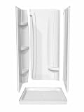 Maax Shower Backwall Set 102968. 32'' W X 72'' H, White Color