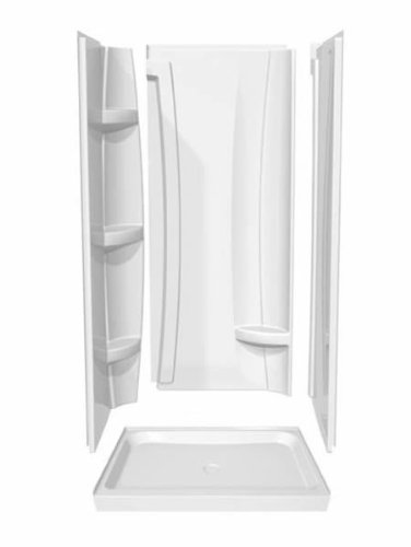 Maax Shower Backwall Set 102968. 32'' W X 72'' H, White Color