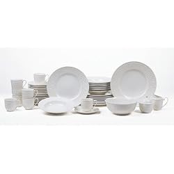 Mikasa Italian Countryside 45-Piece Dinnerware Set, Service for 8