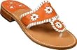 Jack Rogers Navajo Sandal Orange/White Trim (10-134)
