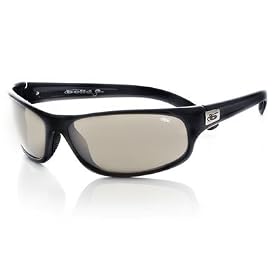 Anaconda Snakes Sport Sunglasses with Shiny Black Frame and TNS Lens from Bolle