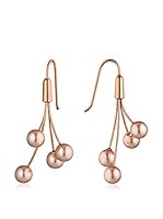 steel art Pendientes Auris 4 Pearls Rosado