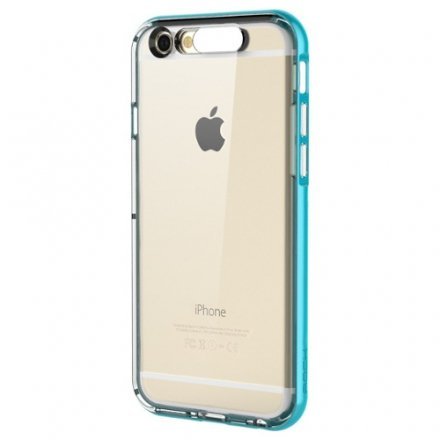 iPhone 6 LED Flashing Case Ultra-thin Illuminating Case Cover - Light Blue