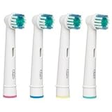 Oral B EB17-4 Power Toothbrush Replacement Brush Heads (4 FlexiSoft Adult Refills)