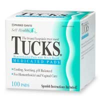 Tucks Hemorrhoidal Pads with Witch Hazel - 100 ea