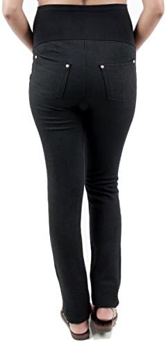 Emma's Mode Ponte Stretch Maternity Pants SS-PON3MAT-S