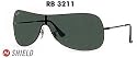 Rayban RB 3211 Shield Aviators - Select Color & Size