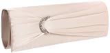 La Regale  Flap Clutch With Circle Rhine 24270 Clutch