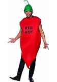 MENS RED HOT CHILLI PEPPER FANCY DRESS COSTUME
