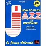 Jamey Aebersold Volume 1 Jazz How To Play and Improvise Book & CD (Standard)