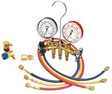 MasterCool R-12/R-134A Brass Manifold Gauge Set / MSC-66773
