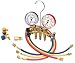 Dual R-12/R-134A Brass Manifold Gauge Set