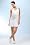 S/L Active V-Neck Dot Printed Jersey Tennis Dress