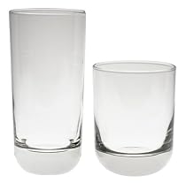 Libbey Polaris 16-1/4-Ounce Glasses and 12-1/4-Ounce Tumblers, Set of 16