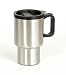 Sports : Edelstahl Tasse Camping Thermo Becher, doppelwandig, 0,4 Ltr mit Deckel