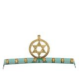 Alef Judaica M7022 Star of David in Circle Strip Menorah - 4 Piece