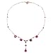 14K Gold Pink Tourmaline Dream Necklace, MADE IN AMERICA