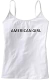AMERICAN - USA - Country Series - White Women's / Girls Camisole (Girlie / Babydoll)