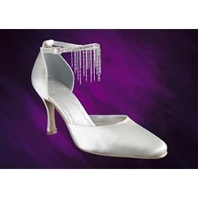 Wedding Shoes, diamante waterfall effect