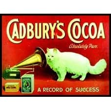Cadbury's Cocoa Absolutely Pure - A Record Of Success - Mini Metal Wall Sign