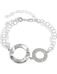 925 Sterling Silver Fashion Link Bracelet W\2" Ext