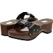 Dr. Scholl's Women's Originality Platform Sandal,Black,9 M US