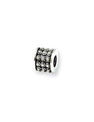 Charmed Bali Charm in Silver for 3mm Charm Bracelets