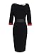 VfEmage Womens Asymmetric Neck Ruched Vintage Tunic Work Party Casual Dress