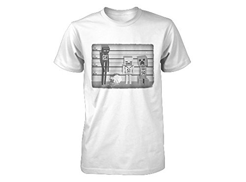 Minecraft Big Boys' Lineup Crest Youth T-Shirt