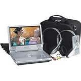 8 Widescreen Portable DVD Player Bundle Pack