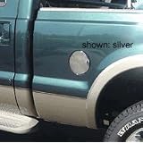 1999-06 Chevy Silverado GMC Sierra Fuel Door Cover-Smooth-Black