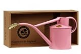 Review Haws  / Haws Indoor 1 Litre Pink Metal Watering Can - Ideal Gift Idea
