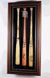 MLB Triple Bat Cabinet Display Case