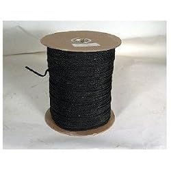 1000 Foot Black Parachute Cord Paracord Type III Military Specification 550