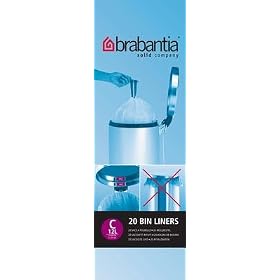 Brabantia - Distributeur de Sacs Poubelles - Poign�es Coulissantes - 12 L