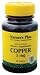 Nature's Plus - Copper, 3 mg, 90 tablets