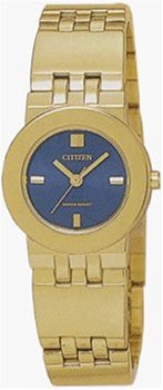 CITIZEN Women's Blue Dial 3 Hand Watch EL2022 52L