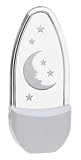 Carved Art LED Night Light, Rose or Moon,-Styles May Vary