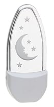 Carved Art LED Night Light, Rose or Moon,-Styles May Vary