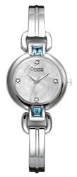 Caravelle by Bulova Women's Diamond Accented Mother of Pearl Dial Watch #43P007
