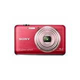 Sony Cyber-Shot DSC-WX9 16.2 MP Exmor R CMOS Digital Still Camera with Carl Zeiss Vario-Tessar 5x Wide-Angle Optical Zoom Lens and Full HD 1080/60i Video (Red)