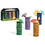 Hawaiian Tropical Tiki Tumblers Mug Set ceramic tikki drink glasses